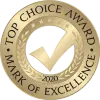 Top Choice Award Mark of Excellence 2020 - Sultan Lawyers