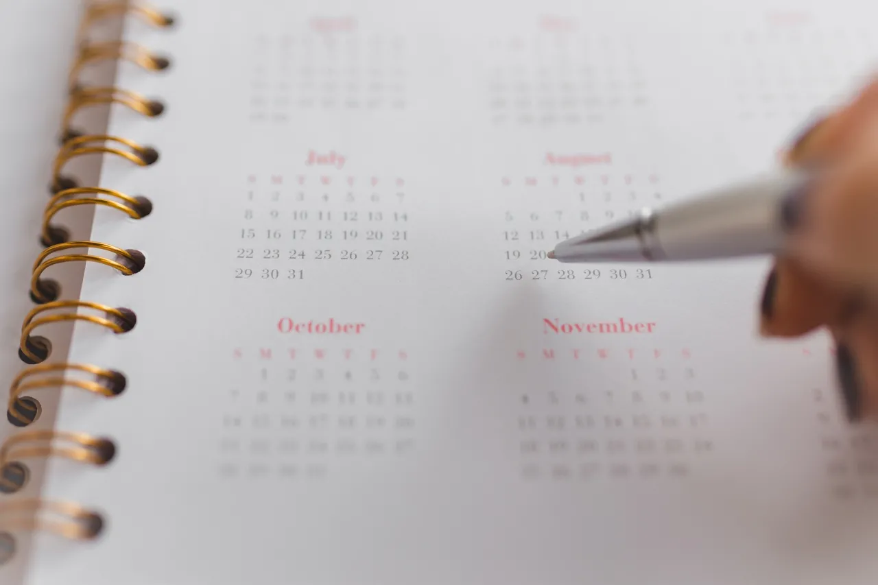 Kaboompics Calendar Pen
